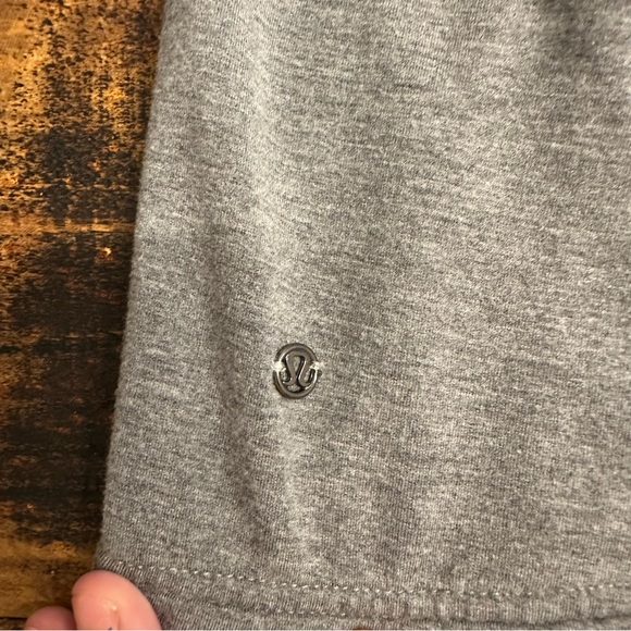 Heathered Gray Lululemon Coast Wrap- EUC - Picture 7 of 9